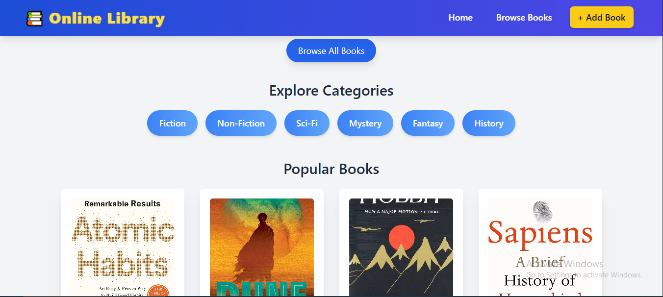 Online Library System