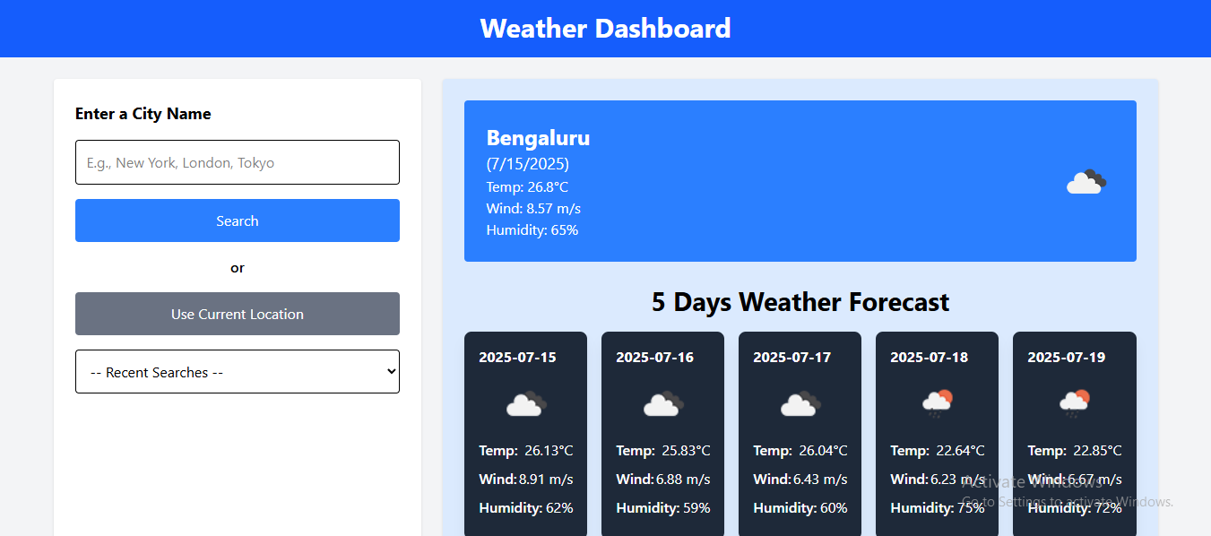 Weather Forecast App